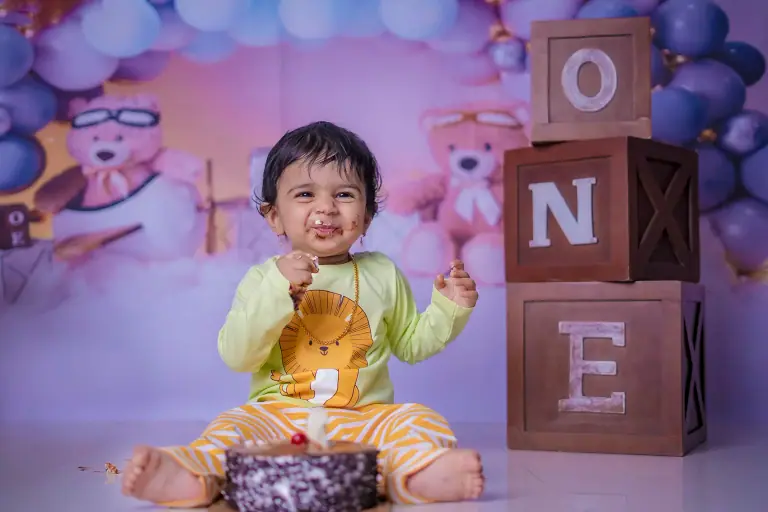 Cake Smash Photoshoot in Bangalore