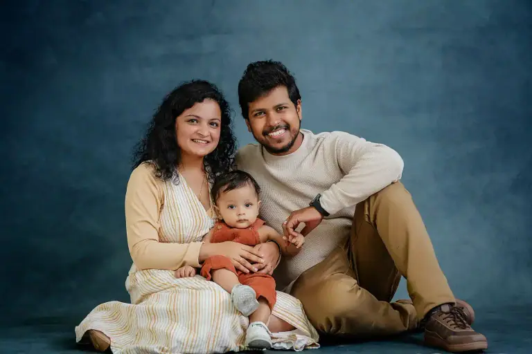 Family and Portraits in Bangalore at Baby's Backyard