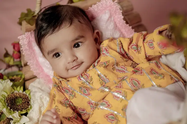 Ashling Home theme baby photoshoot