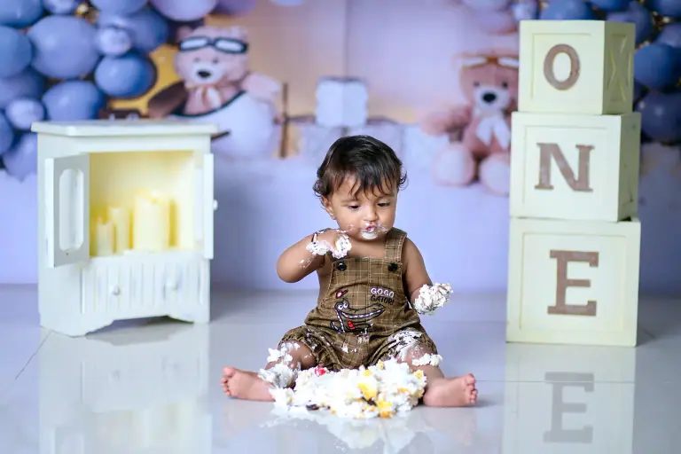 Boys Cake Smash theme baby photoshoot