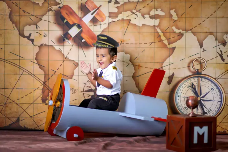 Galileo theme baby photoshoot